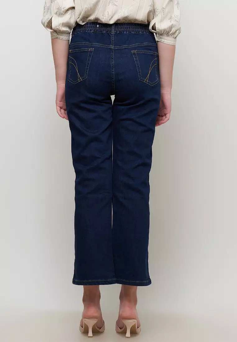 Dark Wash Cutbray Jeans 3303