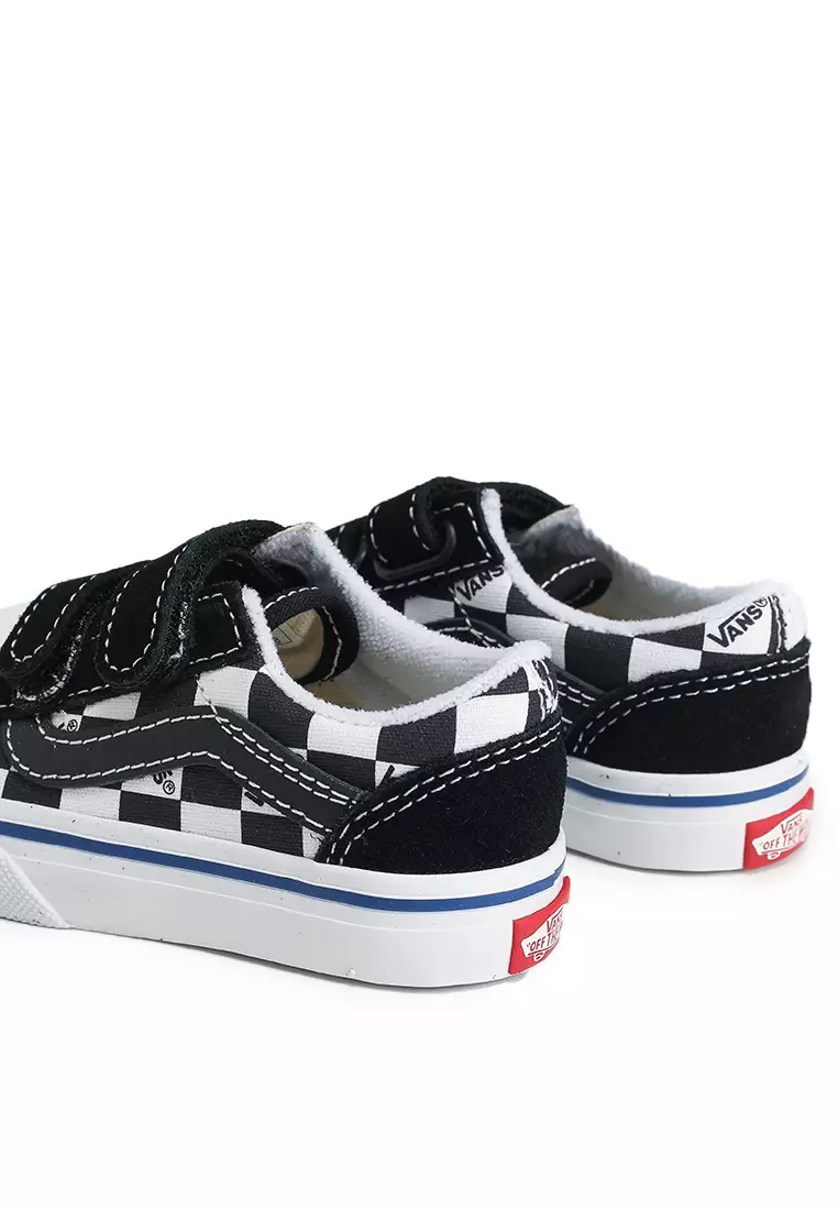Old Skool V Logo Check Sneakers