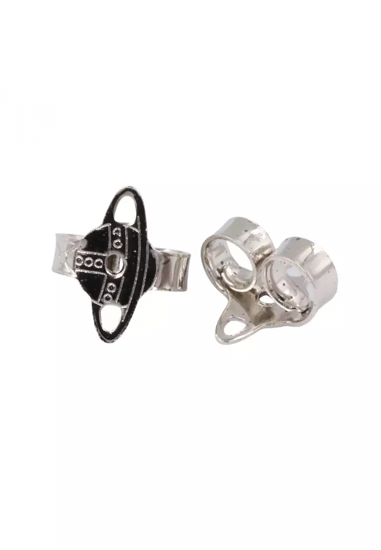Pre-Loved Vivienne Westwood earrings earrings Brass Silver