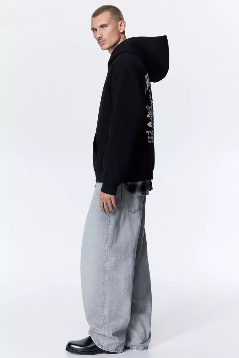 Relaxed Fit Printed hoodie