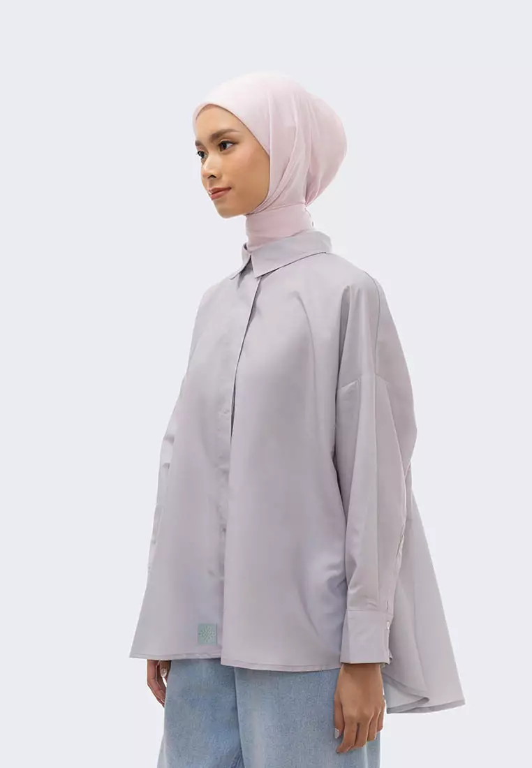 Ria Miranda Cool Grey Cosima Shirt