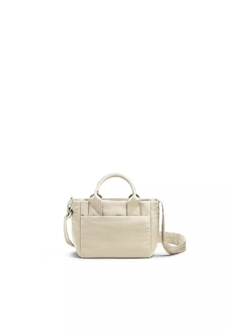 Poofah Mini Tote Bag - Beige