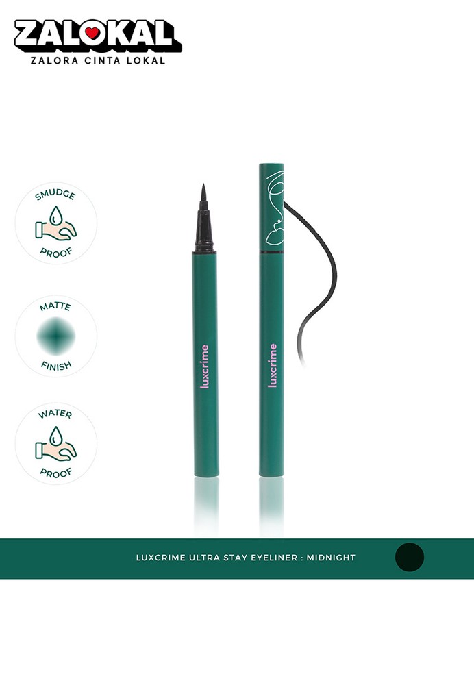 Jual Luxcrime Luxcrime Ultra Stay Eyeliner in Midnight Original Juni