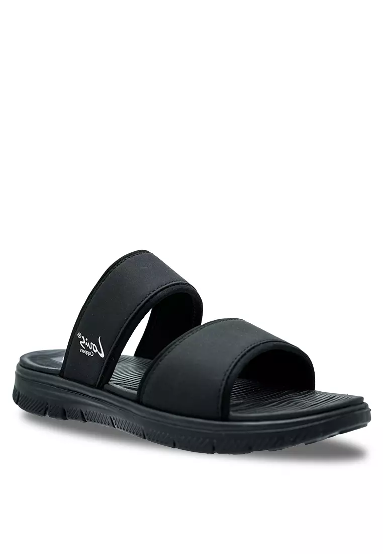 White leatherette slip on flip clearance flops