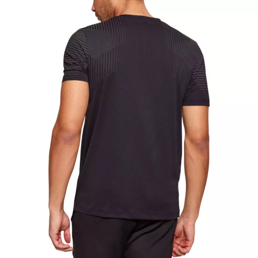 Active Push Slim Fit Crew Neck T-Shirt Black