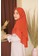Lozy Hijab orange Khimar Aisyah Brick 5A310AA68F86C1GS_2