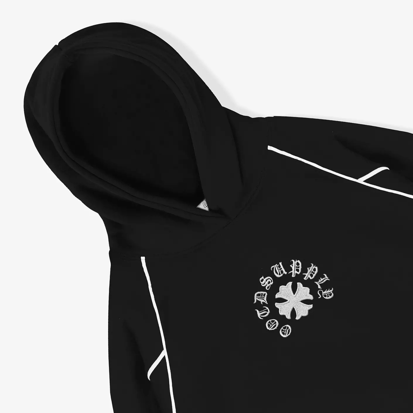 OOTDSUPPLY Hoodie Boxyfit List Mystic Relic Embroidery | Hoodie Boxy fit | HDBXE