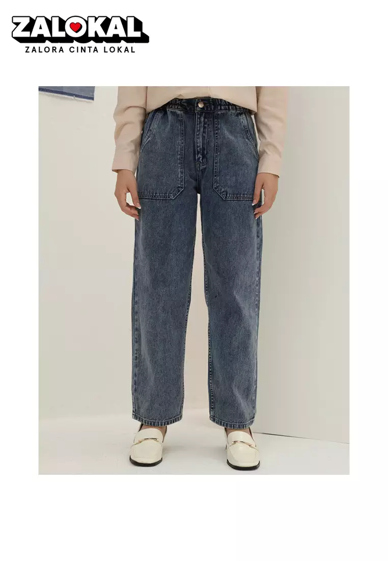 Geulis.id MOMMA PANTS JEANS (3 warna) Bottom - SNOWDENIM