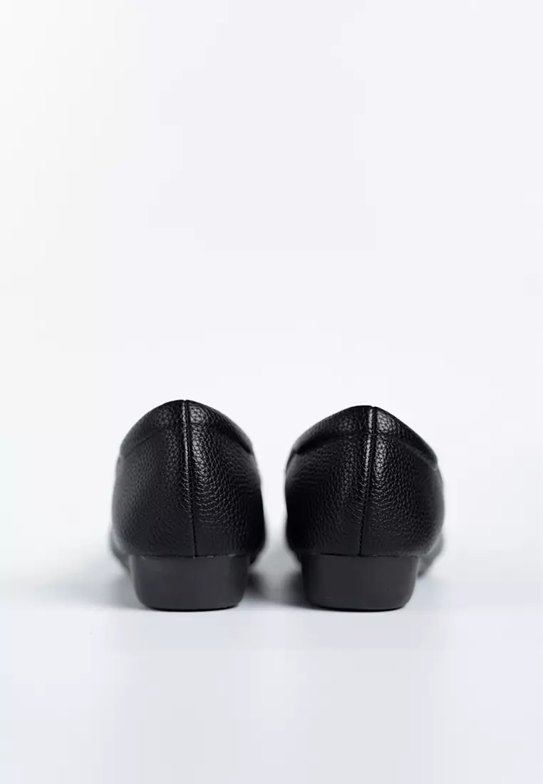 Benny Action Leather Flats