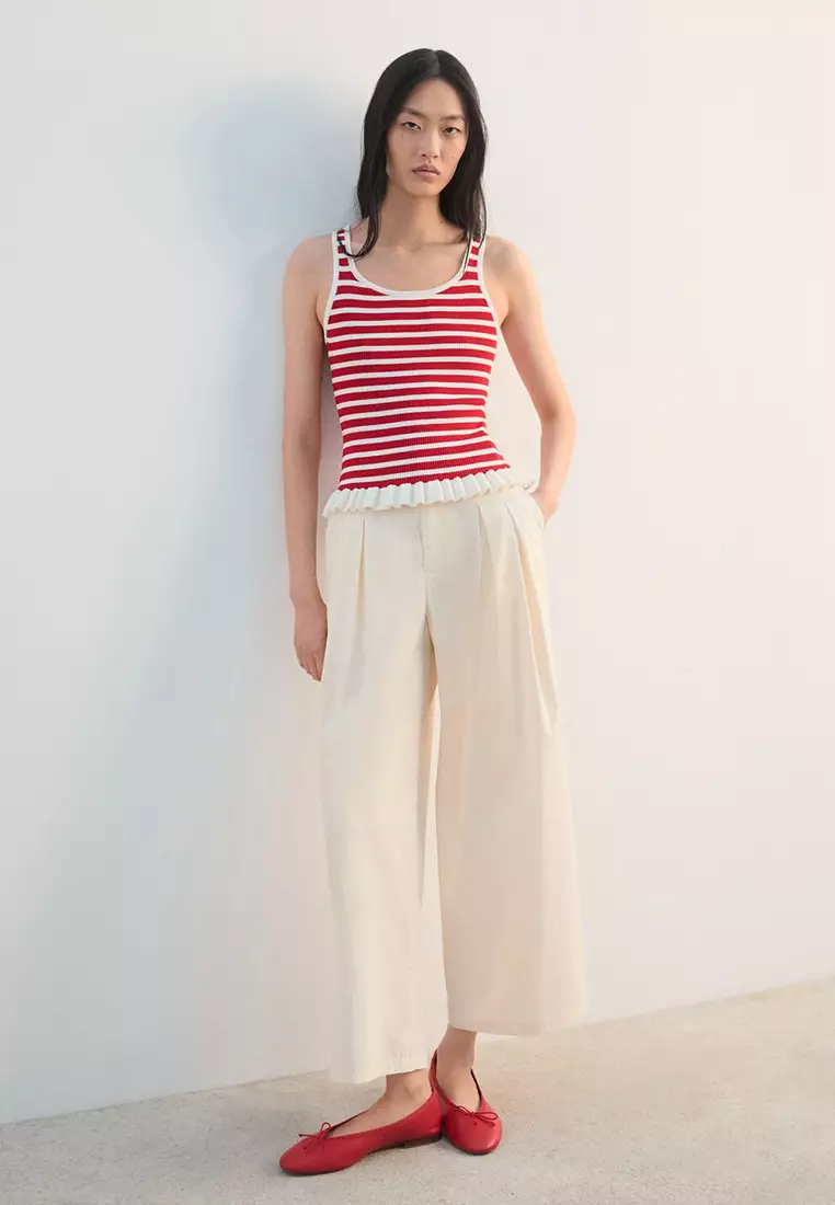 Pleat Detailed Top