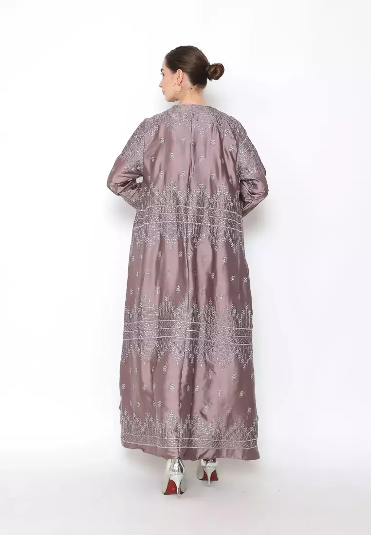 Rinjanie Batik x Senorita - Gamis Ramadhani Bordir - Gamis Raya - Gamis bordir syar’i - Gamis Elegan - Embroidery Dress - PDEU - CT