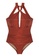 Halo red Deep V Slim Fit Swimsuits 5BAF8US8C2C869GS_4