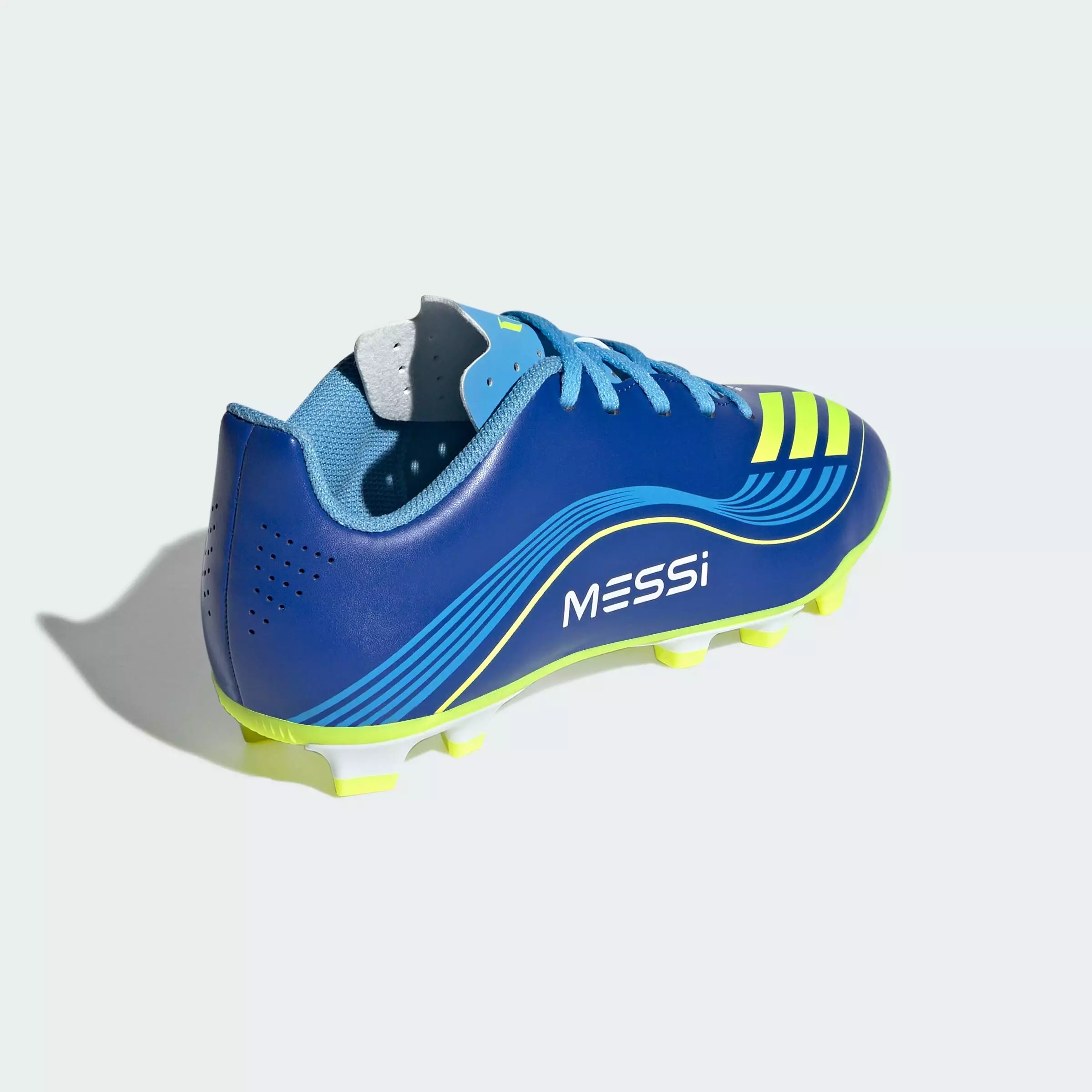 Football F50 Messi Club Firm/Multi-Ground Boots Kids Unisex Blue JP7458