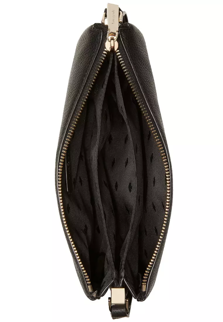 Buy Kate Spade Kate Spade Leila Triple Gusset Crossbody Bag in Black ...