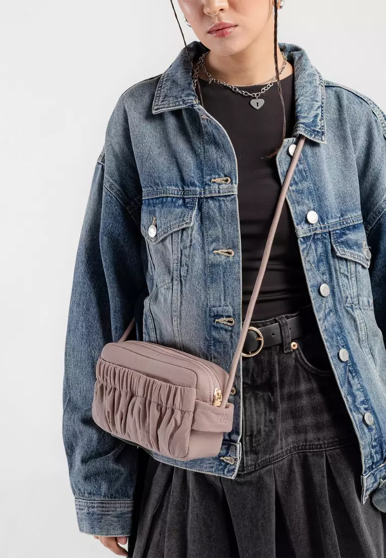 Poofah Crossbody Bag - Blush