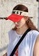 Twenty Eight Shoes red VANSA Fashion Color Matching Sunshade Empty Top Hat  VAW-H3012 CB5B4AC94AC893GS_2