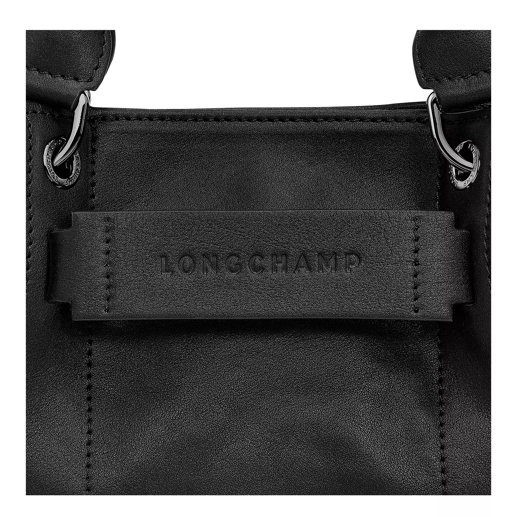 Longchamp 3D XS Handbag in Leather - Black