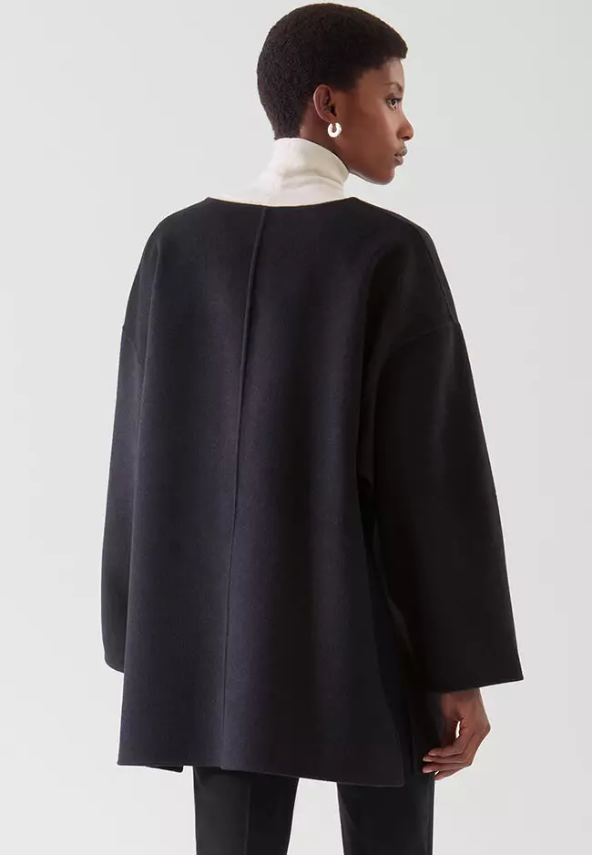 COS V-NECK WOOL CAPE 【2022AW 新品未使用品】