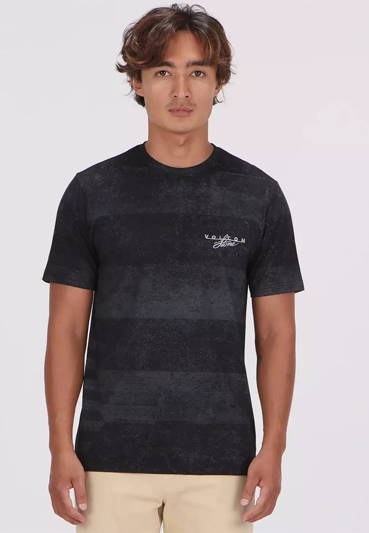 MCT AIR COOLED STRIPE SHORT SLEEVE TEE BLACK