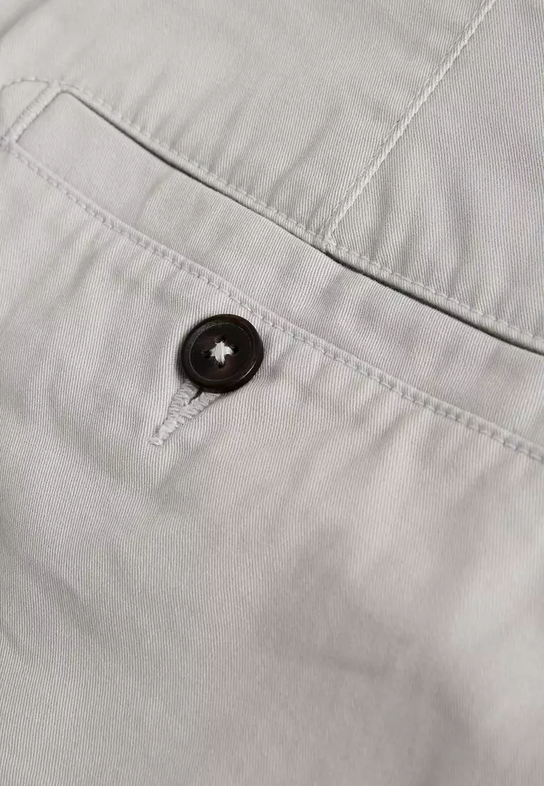 Stretch Chinos Shorts Straight Fit
