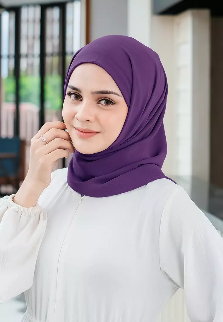 HIJAB INSTAN PAULA - DARK PURPLE