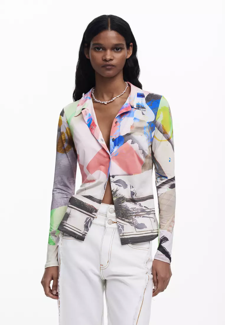 Desigual Arty print shirt