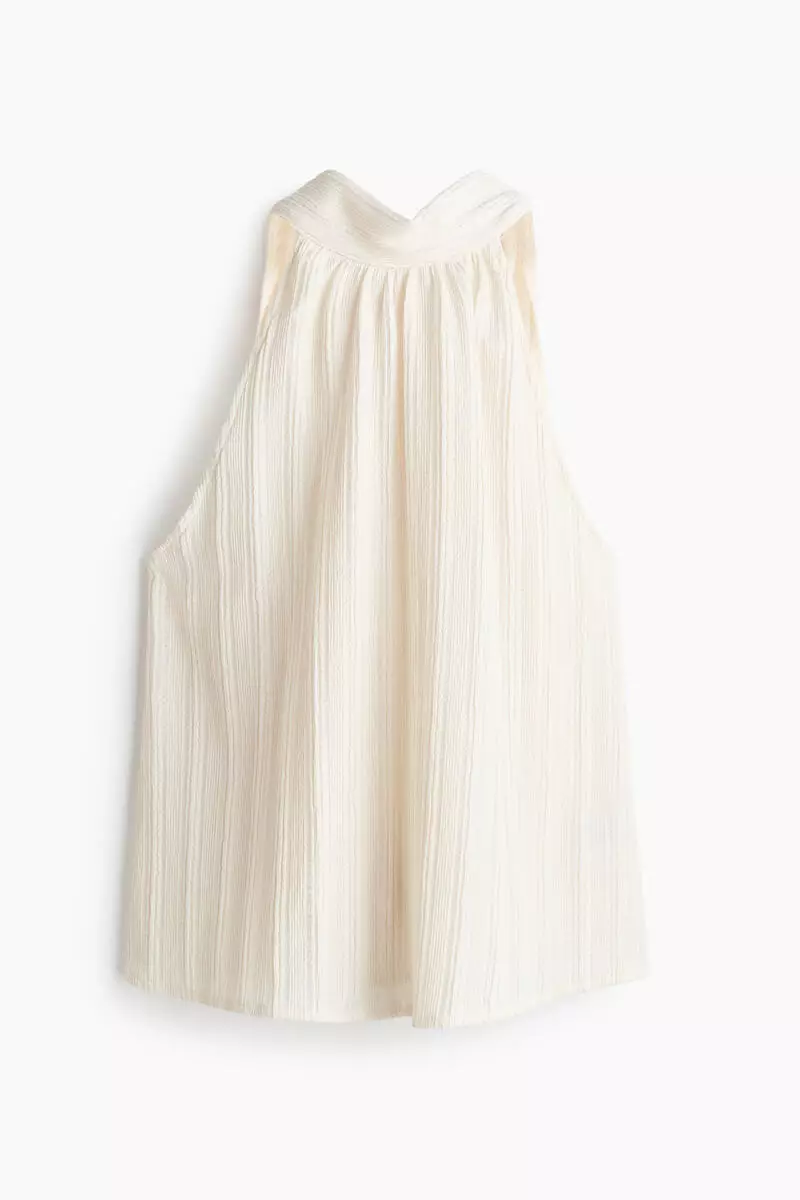 Textured jersey top