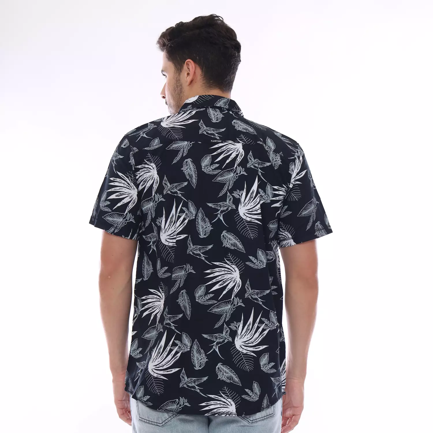 Planet Surf Clothing Kemeja Lengan Pendek Pria Setzen Man Shirt New Planet Surf