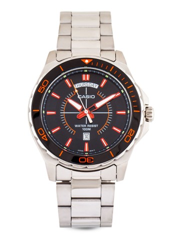 MTD-1076D-1A4VDF 經典不銹鋼圓esprit 京站錶, 錶類, 飾品配件