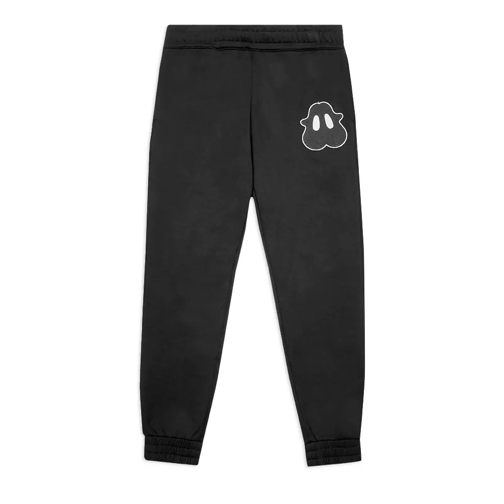 Monster Graphic Track Pants Black