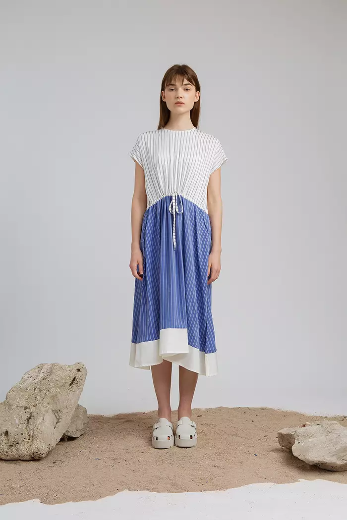 COTTONINK - Dress Wanita Blue Bayda #SummerCollection