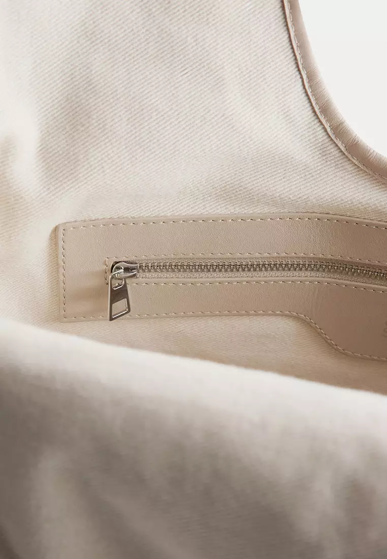 Braided Leather Tote Bag