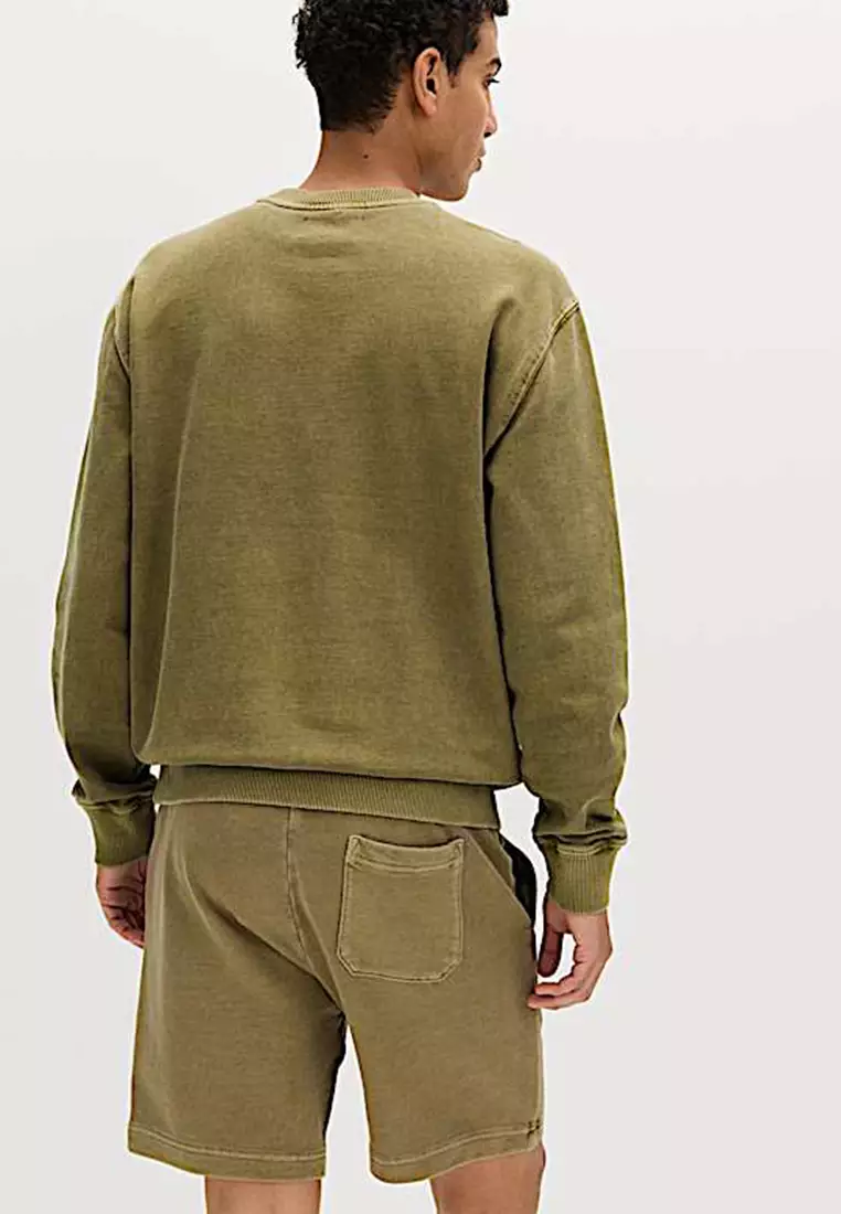 Pure Cotton Garment Dye Sweatshirt