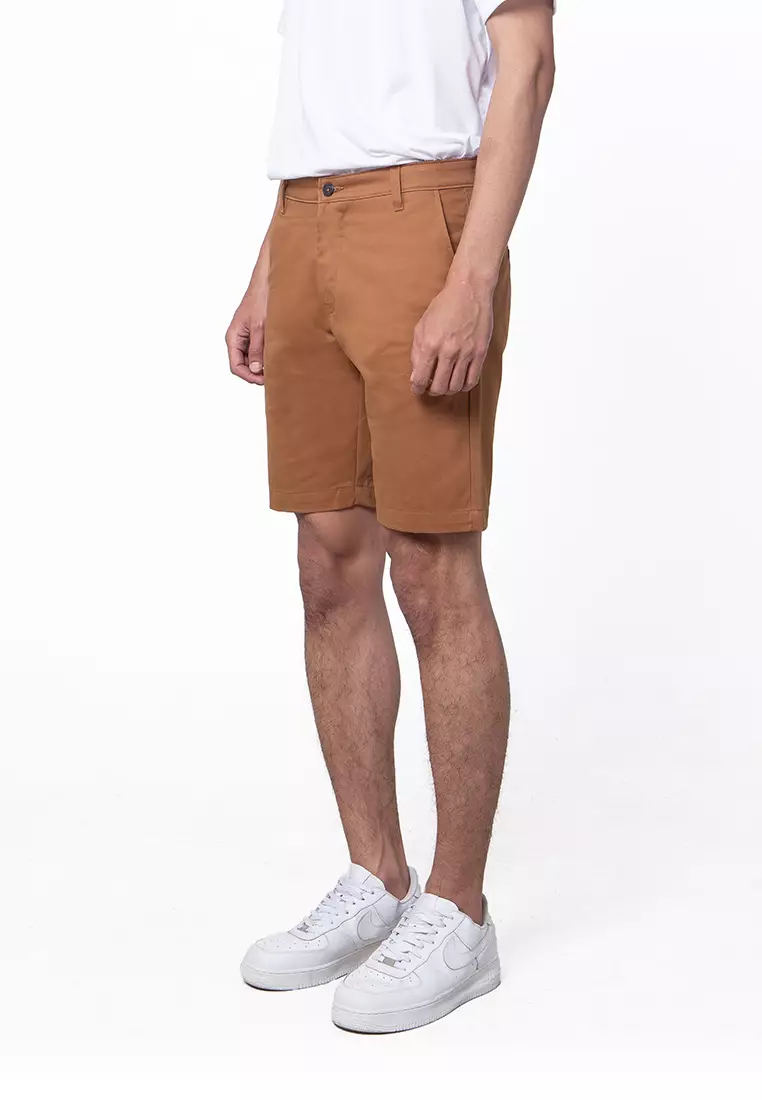 DARIUS - DARK BROWN Celana Pendek - Bottoms Man Reguler Fit