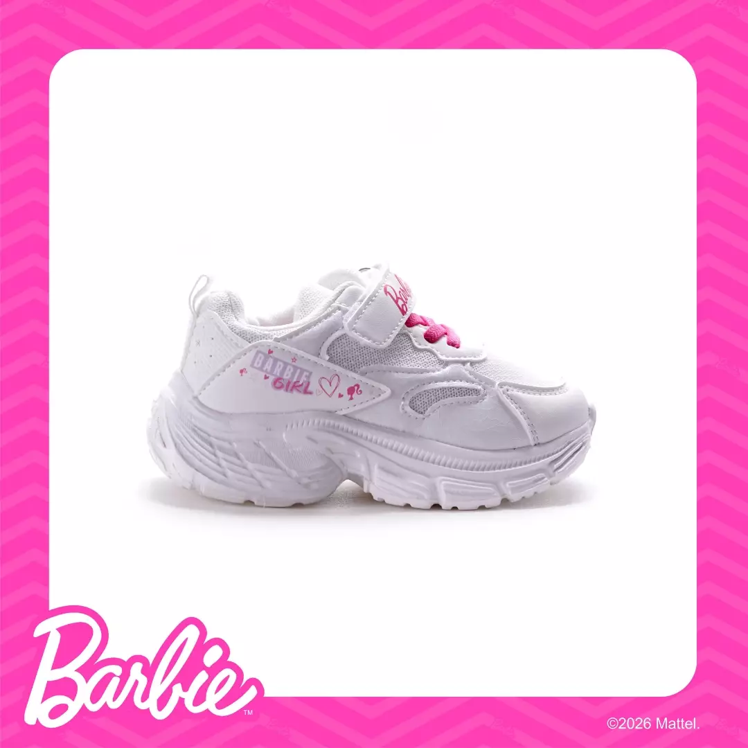 BARBIE - SEPATU WANITA ANAK CH840309WK SNEAKERS - PUTIH