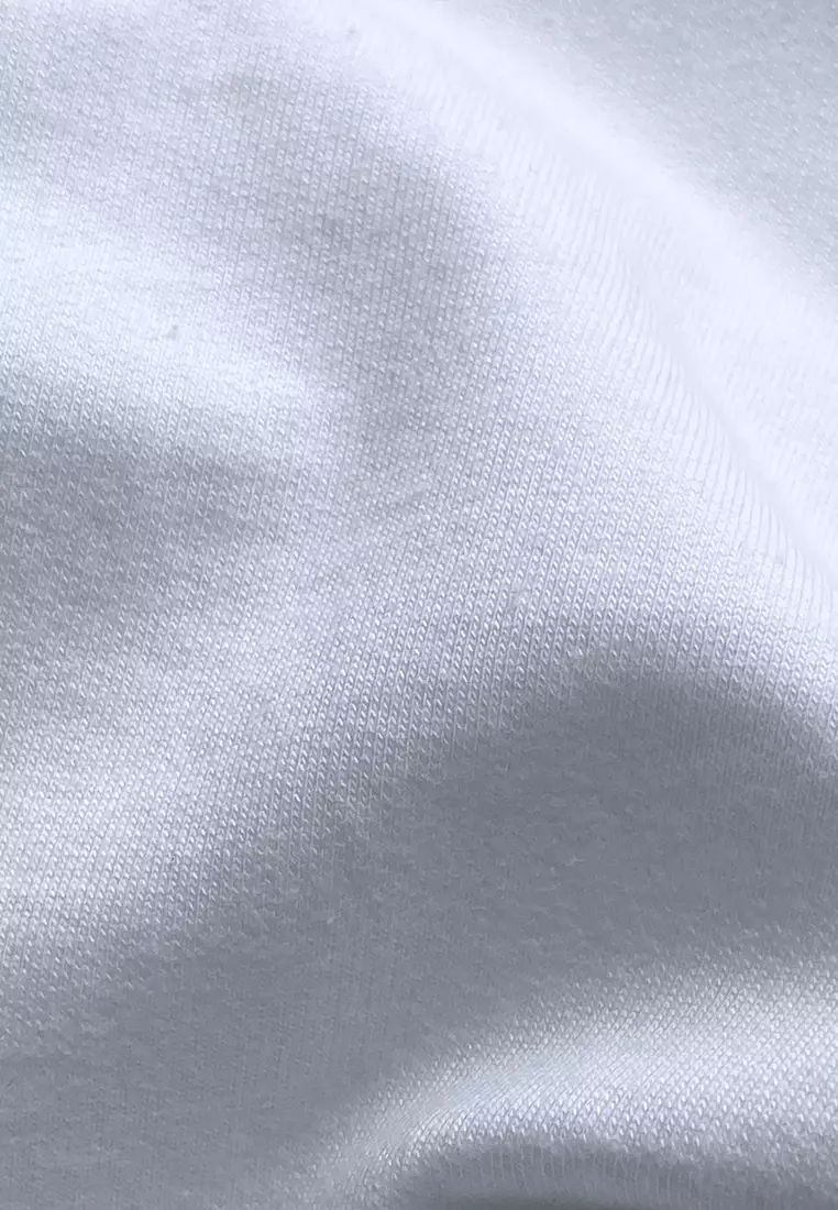 Crocodile HUES 0001 White - Kaos Hoodie Anak Kids Original - Bahan Katun