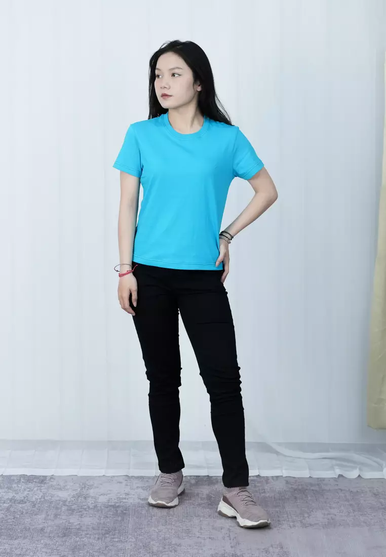 LGS - Kaos Wanita - Lengan Pendek - Motif Polos - Color Series - LTS.001