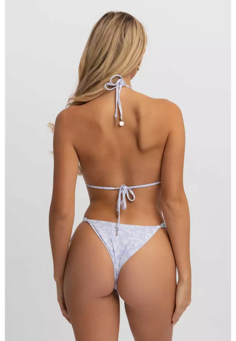 Maddy String Cheeky Bikini Bottoms, Salt Air