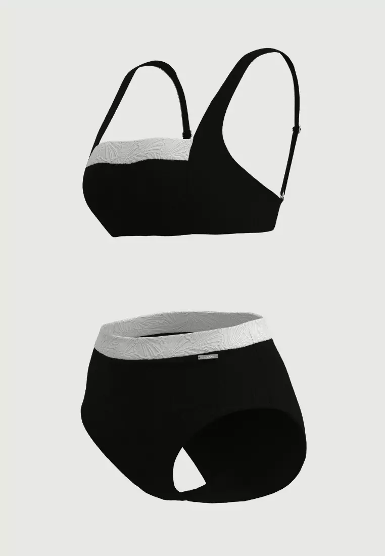 Coco Black High Waisted Bikini Set