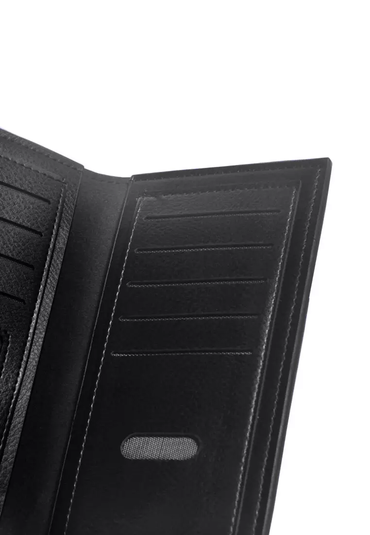 Albern Leather Wallet Model Clutch Dompet Fashion Pria Many Slot Material Kulit ORIGINAL - Black