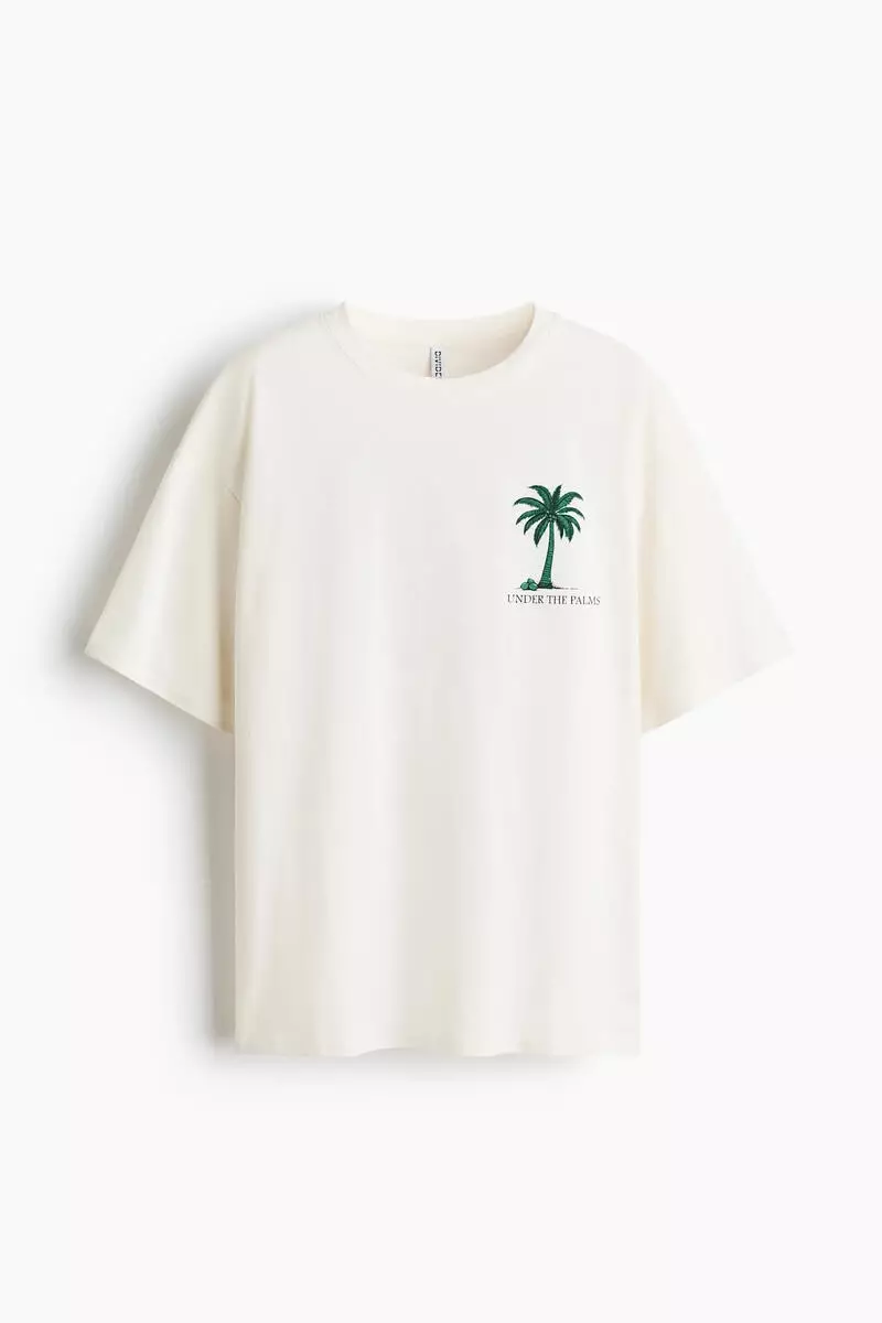 Oversized printed T-shirt