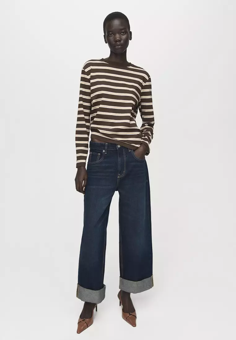 Long-Sleeved Striped T-Shirt