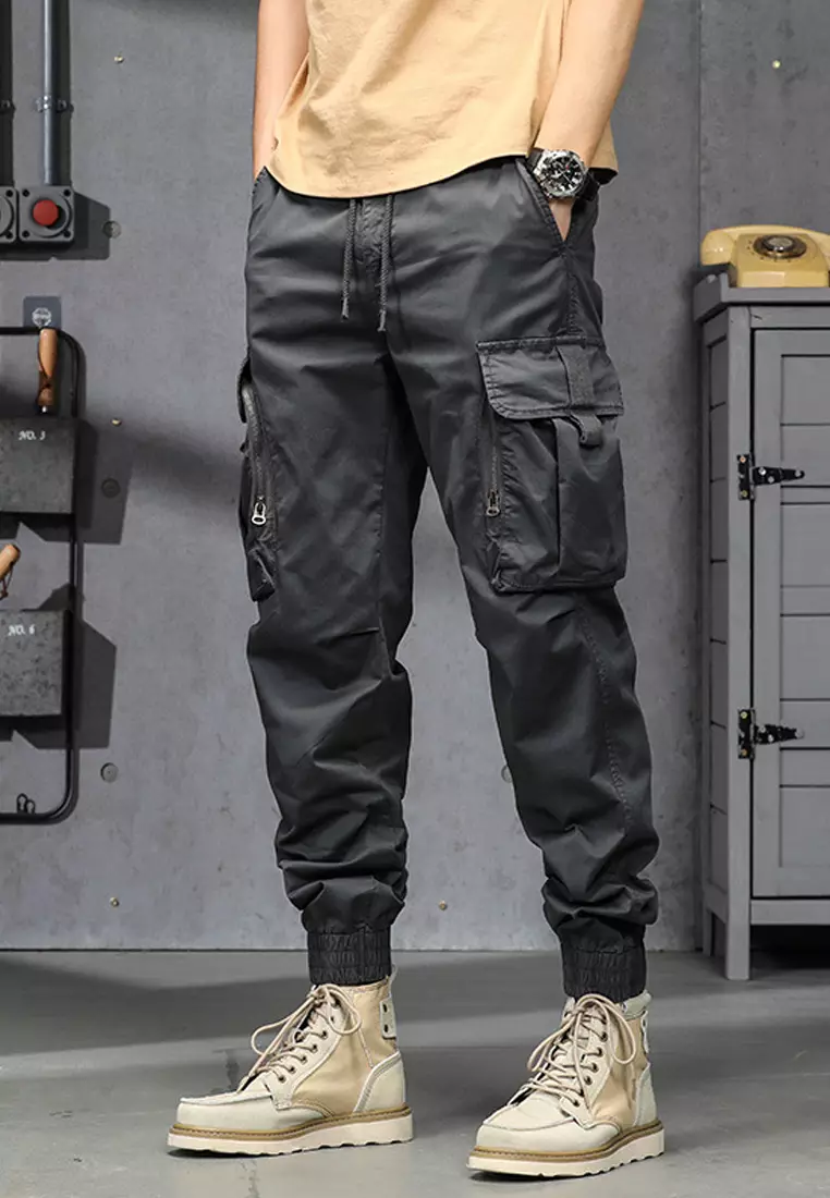 Functional Style Pockets Cargo Pants GJL677