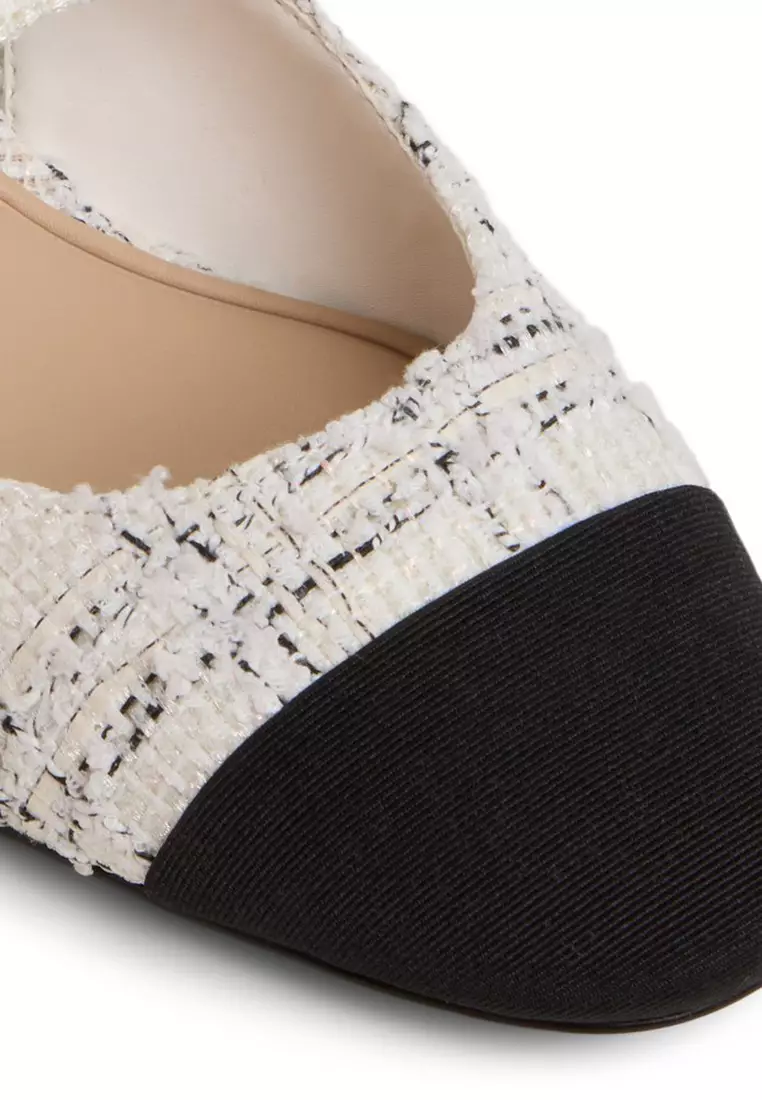 Agathe Slingback Low Block Heels