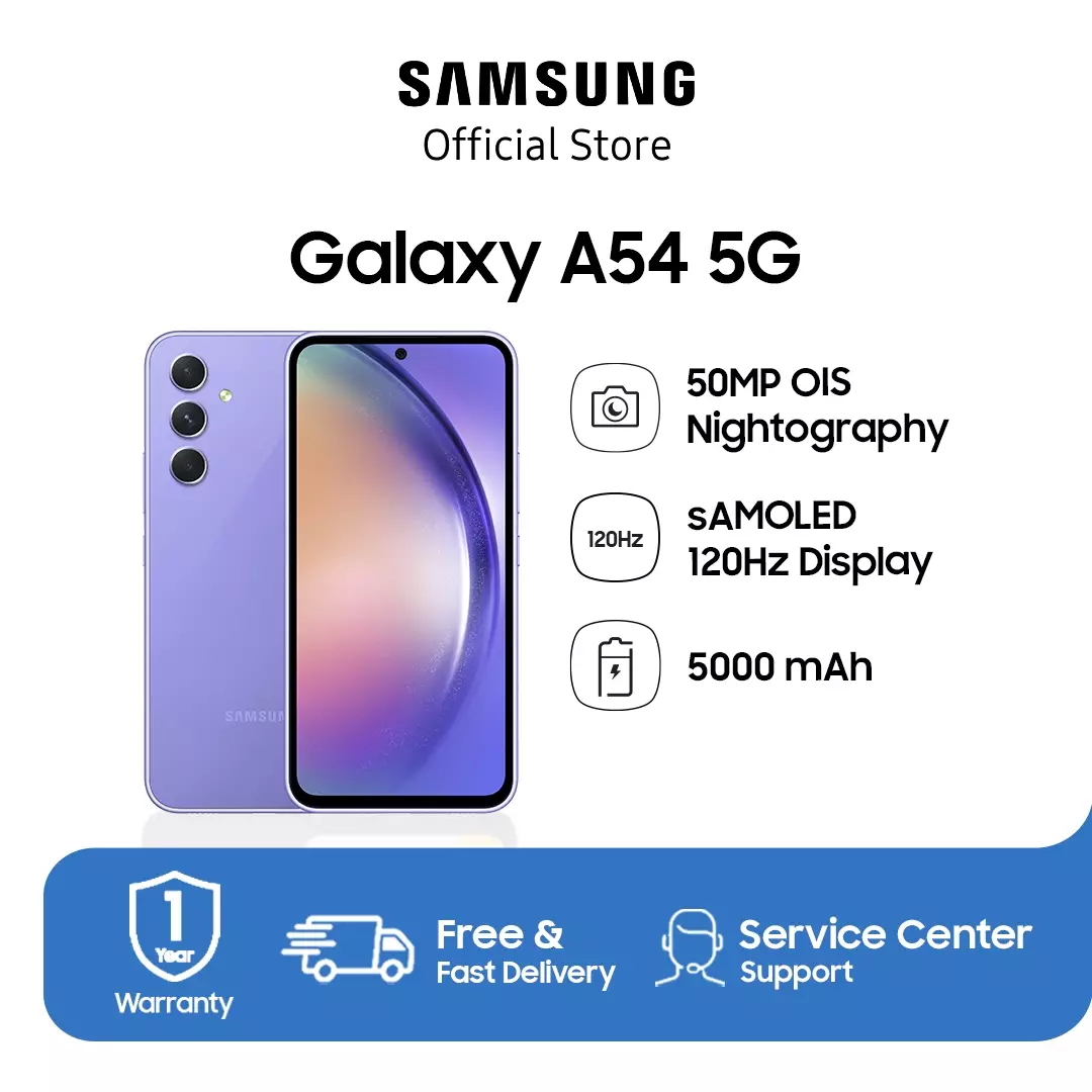 Jual Samsung Samsung Galaxy A54 5G 8/128GB - Awesome Violet