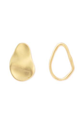 A-Excellence gold Gold Plated Dual Design Earrings 192E4ACD720C3AGS_1
