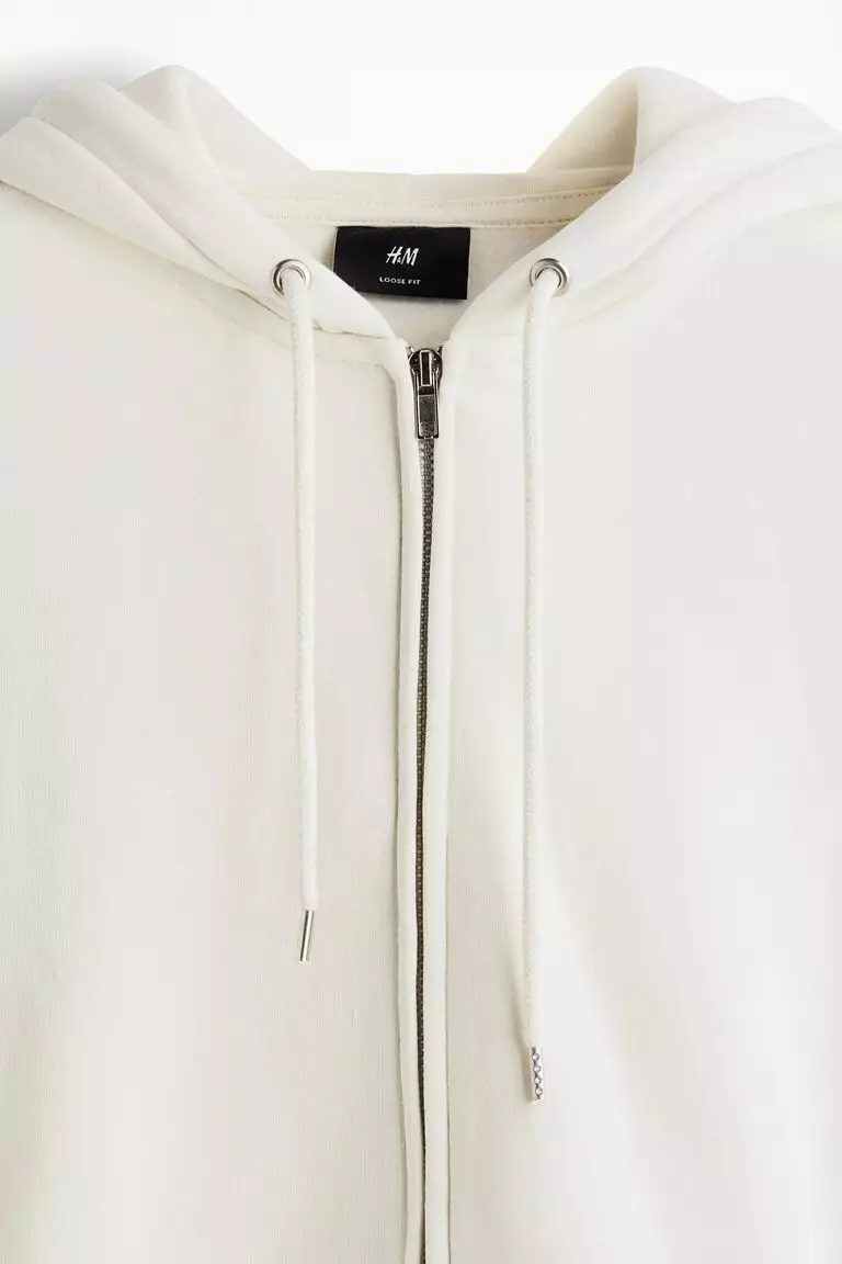 Zip-through hoodie