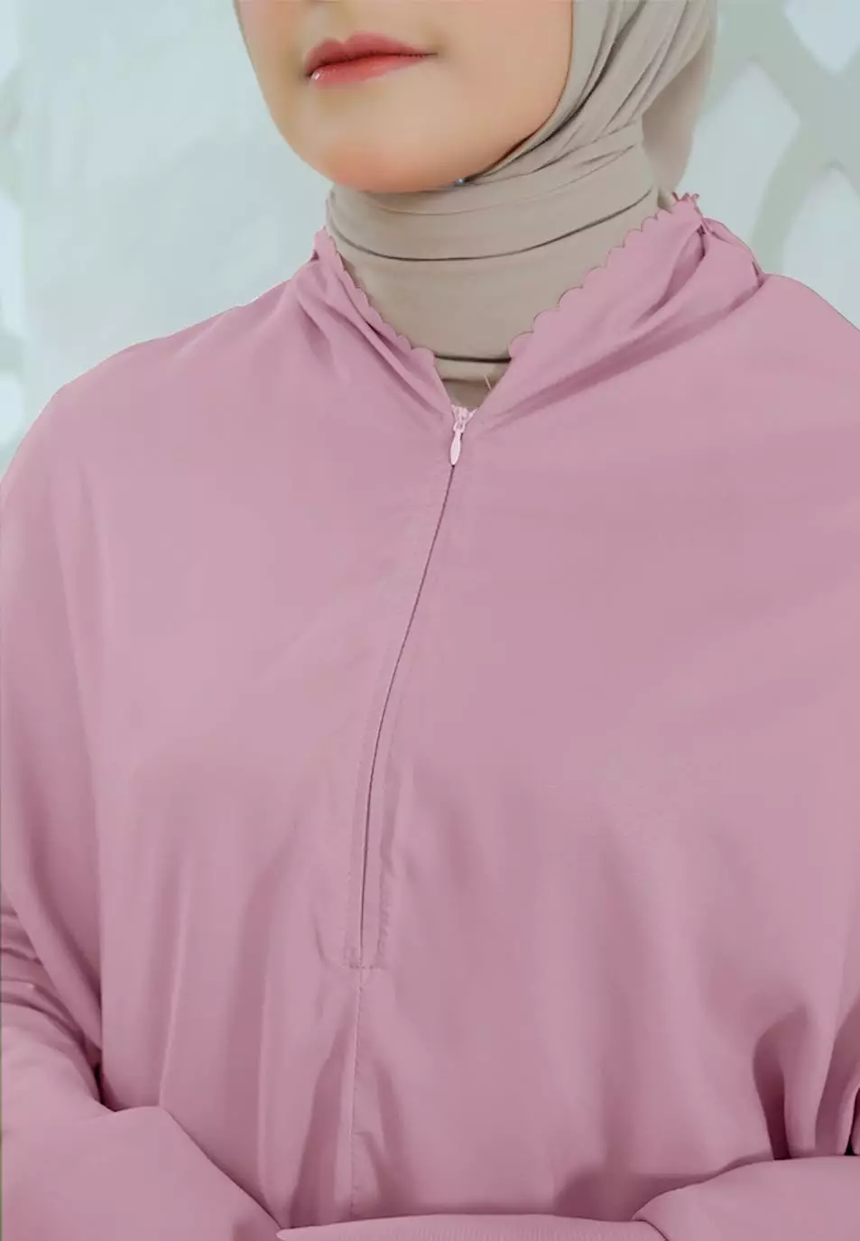 Zelena - Mukena Basic Sabira Lasercut 2in1 Prayer Set - Dewasa