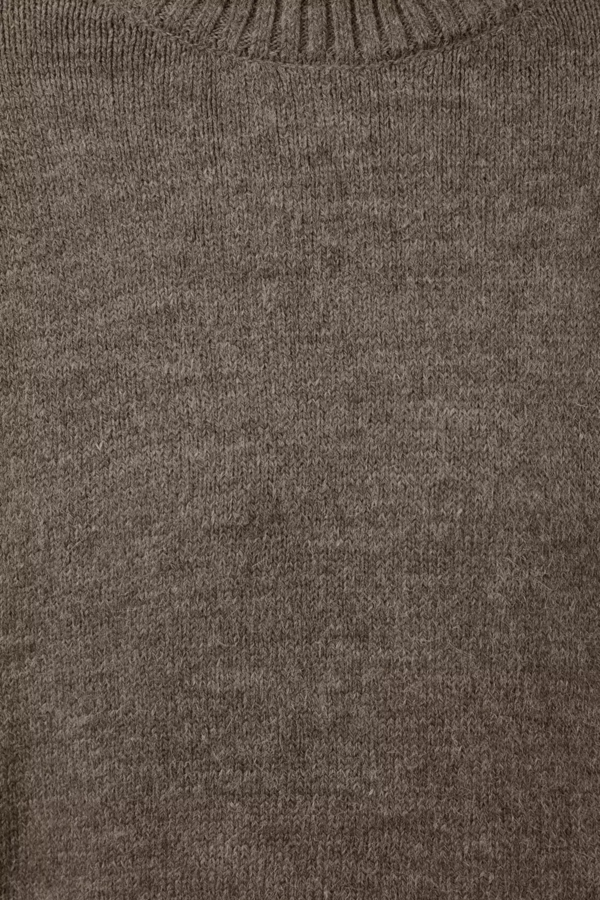 Mink Wide Pattern Crew Neck Knitwear Sweater TWOAW25KZ00168