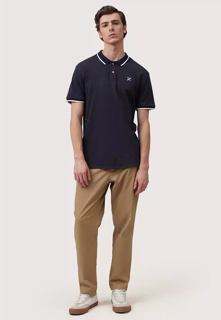 Polo Shirt With Contrast Trim
